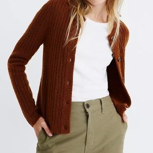 Madewell Merritt Shrunken Cardigan Sweater